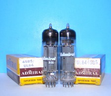 45B5 UL84 NOS Admiral radio