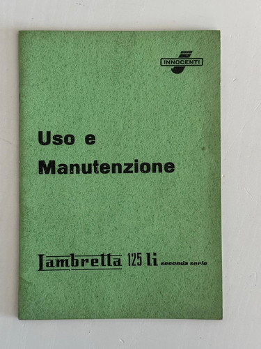 Originale libretto uso - libretto, e