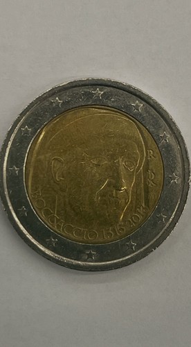 Moneta euro boccaccio 1313 - moneta, 2
