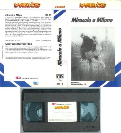 Miracolo milano vhs - a,