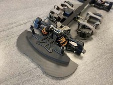 Splitter anteriore in fibra di carbonio - per carrozzeria Hobao VTE2/Delta plastica Ford C100