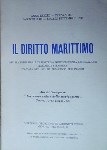 Diritto marittimo anno - il,