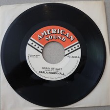 CARLA RIGGS HALL LOVE THE DEVIL OUT OF ME/GRAIN OF SALT VINYL 45 RARE 15-67