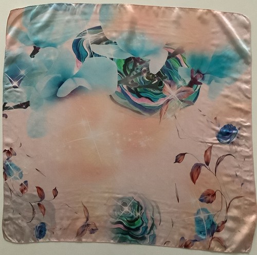 Sciarpa flower design 27 - b1,