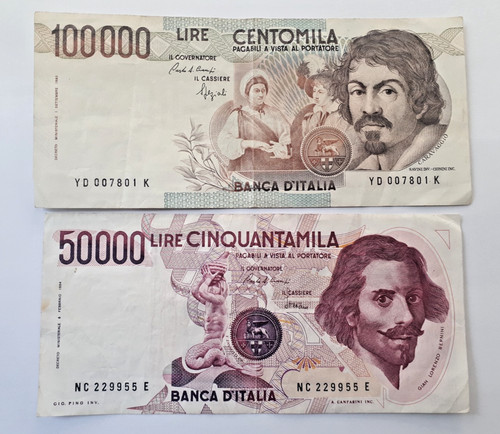 Banconote 000 e100 - da, 50.000