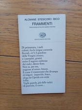 Alcmane Stesicoro Ibico Frammenti Einaudi Poesia