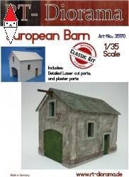 Diorama european barn - 1/35,