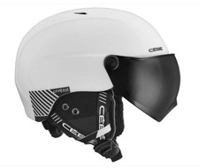 Pow Vision Cebe CH30911 casco casco da sci taglia M 56-58 cm sci bianco white opaco NUOVO