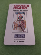 TAROCCHI ERMETICI SERGIO GES SCARABEO MAZZO NEW DIVINAZIONE ITALIAN VINTAGE DECK