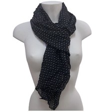 Nero zig zag sciarpa scialle - zig,