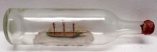 Antica Bottiglia Nave Veliero