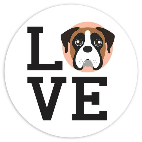 Adesivo regalo love boxer - adesivo,