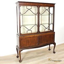 Vetrina antica cristalliera in