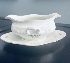 Barca salsa gravy Rosenthal classica avorio bordo oro nuova