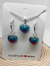 Set Orecchini e Ciondolo Cuore