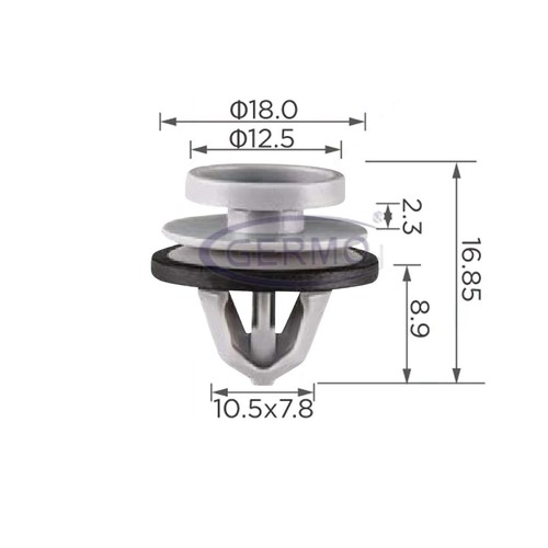 Clip soglia pannello - x,