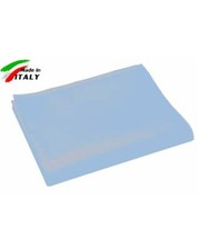 Lenzuolo Sopra Piano Baby per Lettino Made in Italy cotone AZZURRO