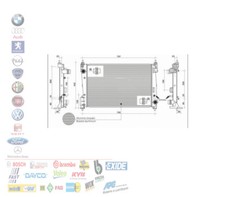 RADIATORE MOTORE ACQUA FIAT