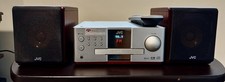 Microsistema CD/DVD JVC EX-A1 con altoparlanti a cono in legno SP-EX-A1 testato funzionante