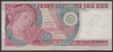 Italy 100000 lire 1978 vf - italy,