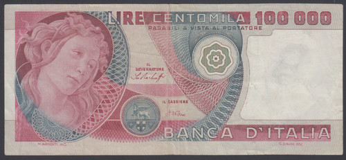Italy 100000 lire - 100000,