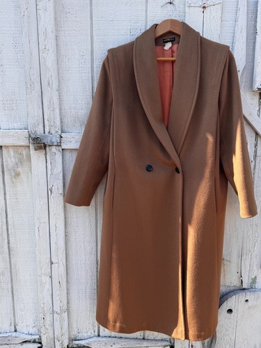 Cappotto cammello lungo