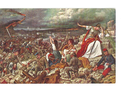 Militari ww1 allegoria - -,