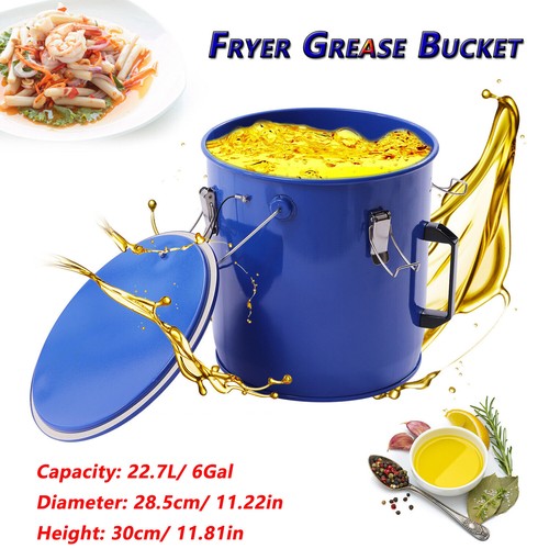 Secchio grasso friggitrice - secchio,