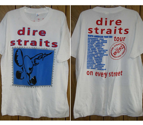 Shirt uomo dire straits band - t-shirt,