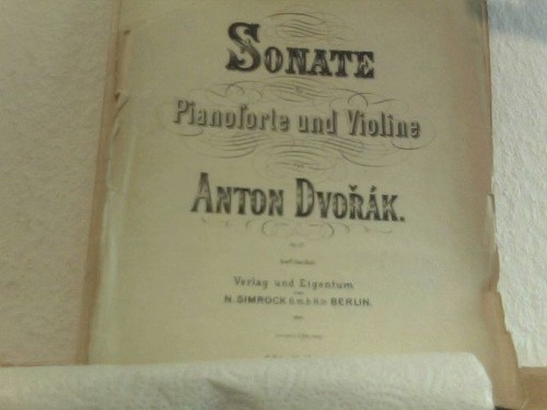 Sonate für pianoforte und - pianoforte,