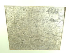 1750 ANTICA MAPPA STATO DI MILANO IDEA ARREDO IDEA REGALO CREMONA BRESCIA