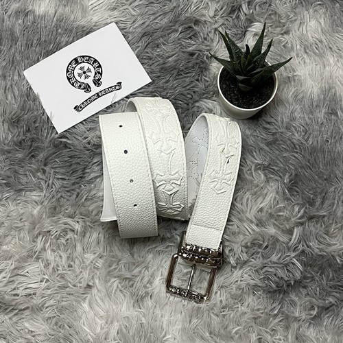 Cintura bianca chrome con - cintura,