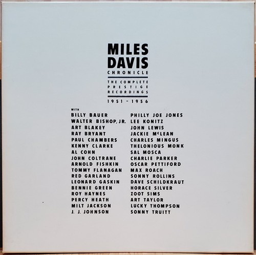 Miles davis chronicle - davis, –