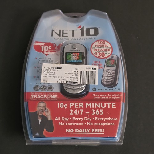 Nuovo sigillato net10 - nuovo, motorola