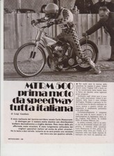 advertising NEWS test MOTO MTRM 500 SPEEDWAY 1978 MOTOITALIANE MOTOSPORT EPOCA