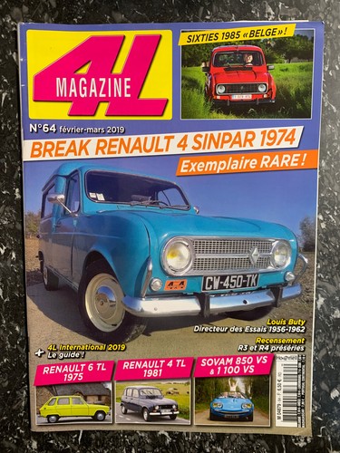 Magazine renault 4 - -,