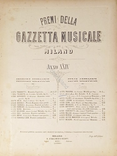 Spartiti canzone della sera - spartiti,