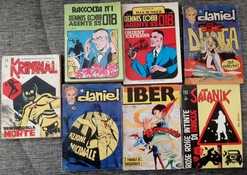 Lotto fumetti noir dennis - lotto,