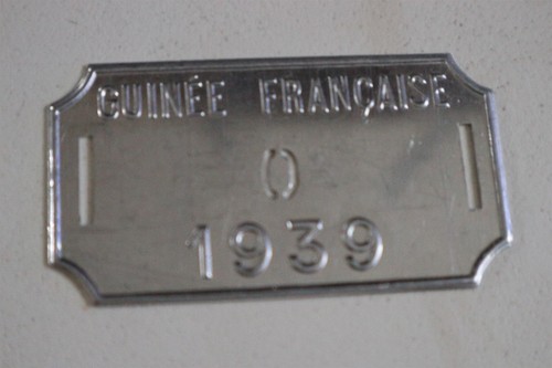 Ancienne plaque fiscale - plaque, taxe