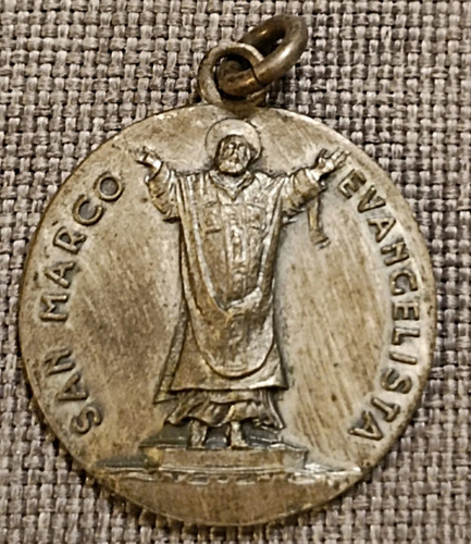 Antica medaglia san marco - san,