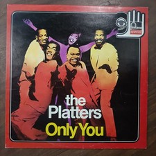 VINILE LP 33 GIRI - THE PLATTERS ONLY YOU ITALY PRINT EDIZIONE RARISSIMO