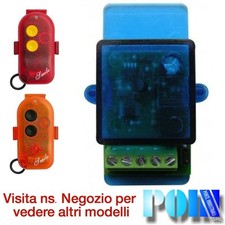 RICEVITORE MONOCANALE + TELECOMANDI PER AUTOMAZIONE CANCELLO BASCULANTE  E PORTE