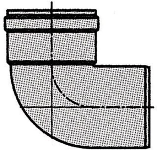 695699 curva gradi - 90,