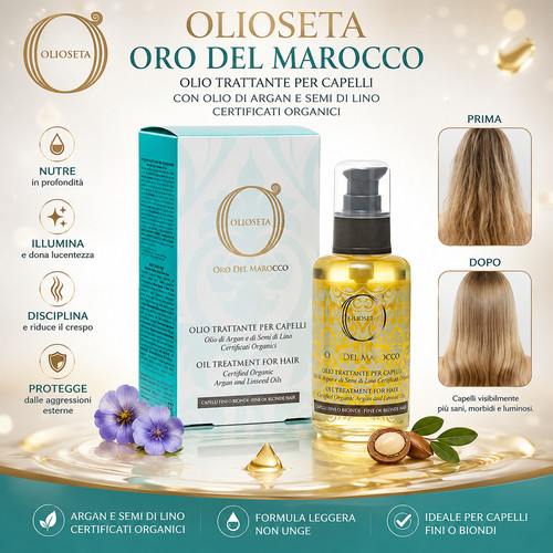 Olioseta oro del marocco - del, olio