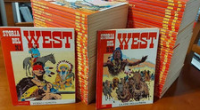 LA STORIA DEL WEST 1/75 Rossa Bonelli + Albo Inedito Cronaca Topolinia