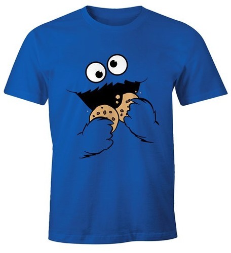 Shirt uomo mostro briciole - t-shirt,