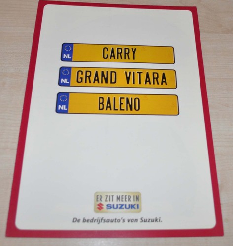 Suzuki model range - range, baleno
