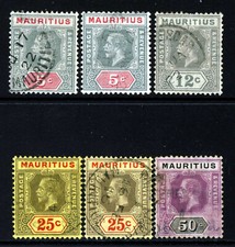 MAURITIUS KG V 1913-22 Set di
