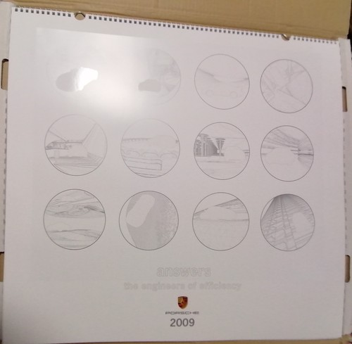 Porsche calendario 2009 nuovo - ,