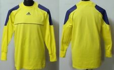 MAGLIA PORTIERE ADIDAS GIALLO FLUO BLU TG. M AMPIA VEDI MISURE NO NUMERO 
